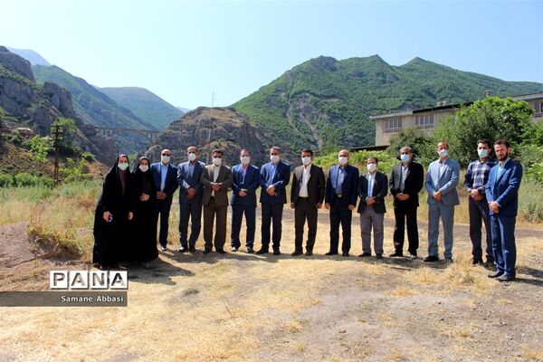 بازدید رییس و معاون سازمان دانش‌آموزی کشور از اجرای طرح گردشگری دانش‌آموزی در ورسک