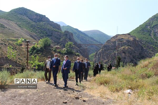 بازدید رییس و معاون سازمان دانش‌آموزی کشور از اجرای طرح گردشگری دانش‌آموزی در ورسک