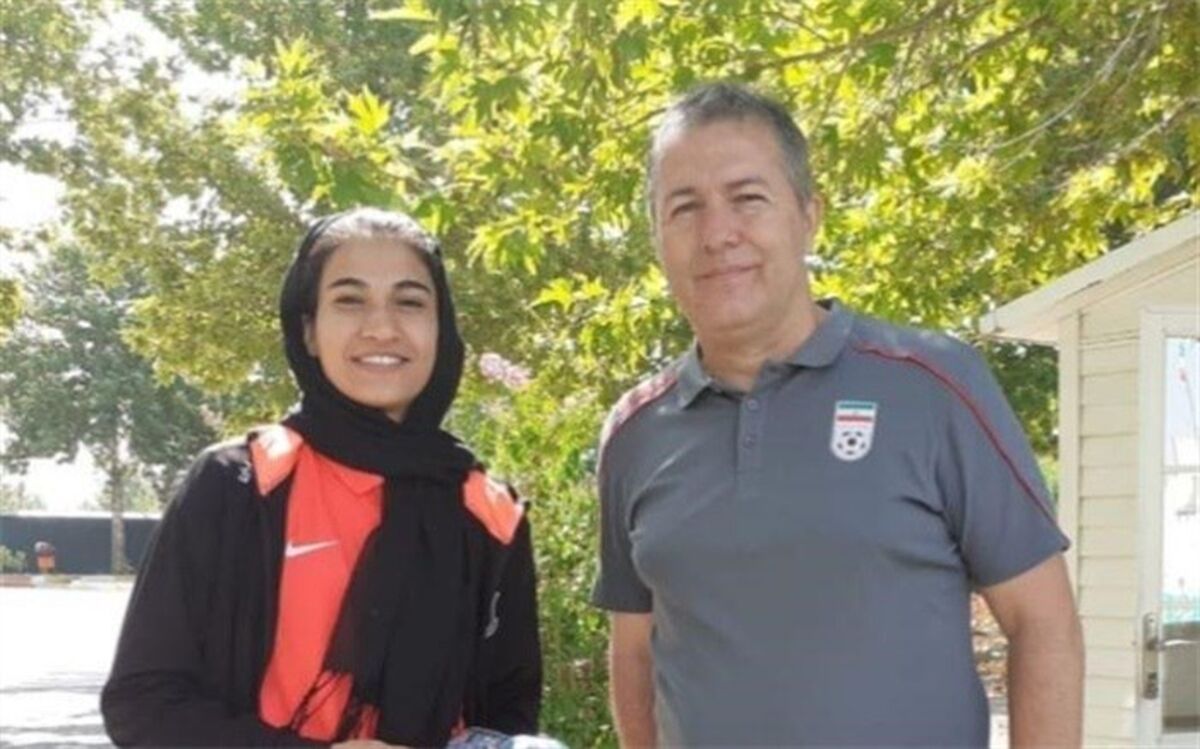 دیدار لژیونر زن فوتبال ایران با اسکوچیچ