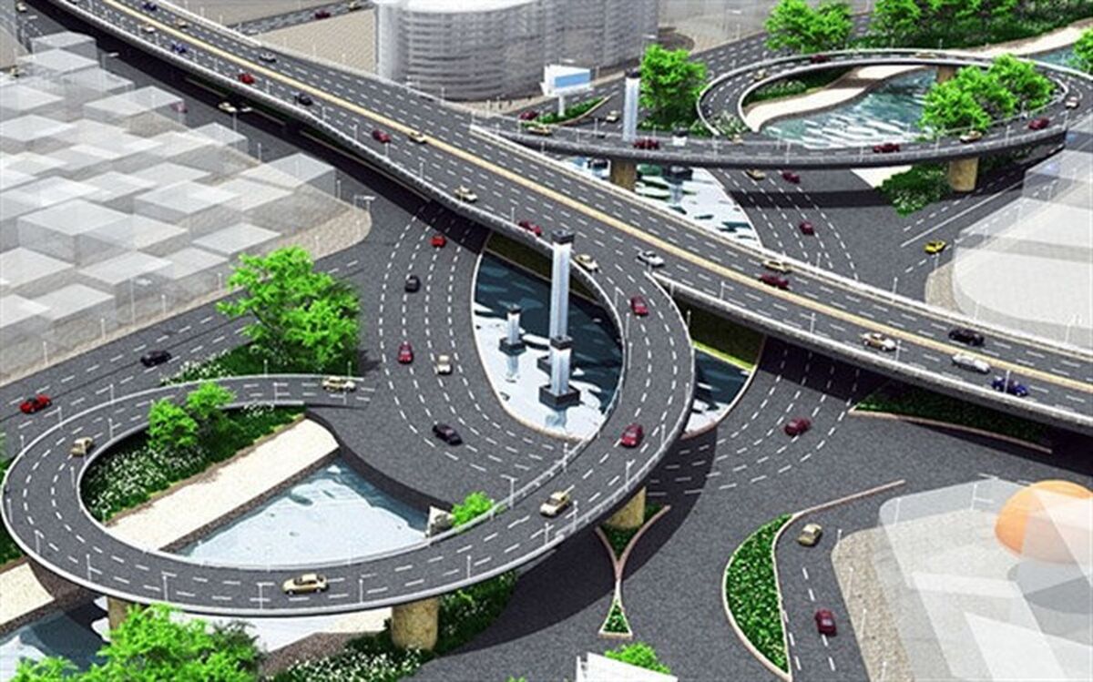 تداوم عملیات عمرانی شبانه در پل قدس اردبیل