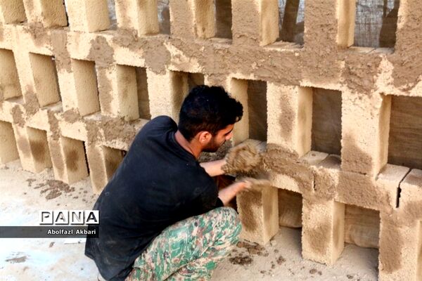 آماده‌سازی شب وداع با پیکر شهدای مدافع حرم در مرکز فرهنگی دفاع مقدس استان مازندران