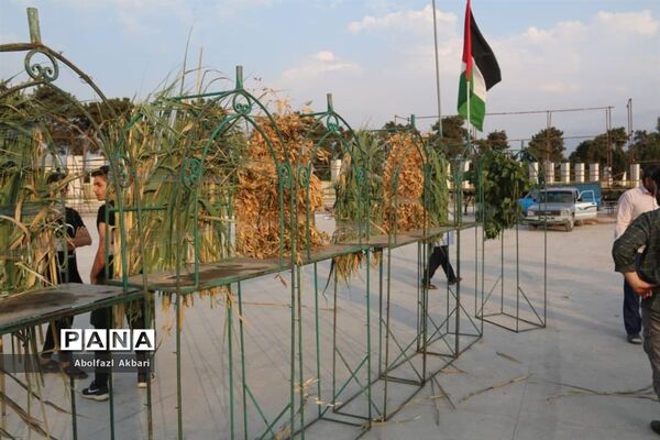 آماده‌سازی شب وداع با پیکر شهدای مدافع حرم در مرکز فرهنگی دفاع مقدس استان مازندران