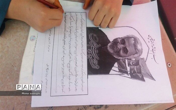 دلنوشته‌ یک دانش‌آموز درباره «حاج قاسم»: از خون سردار دل‌ها میلیون‌ها سردار سلیمانی روییده است