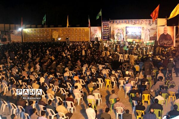 شب وداع با شهیدان مدافع حرم در پارک موزه دفاع مقدس مازندران