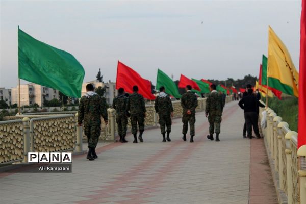 شب وداع با شهیدان مدافع حرم در پارک موزه دفاع مقدس مازندران