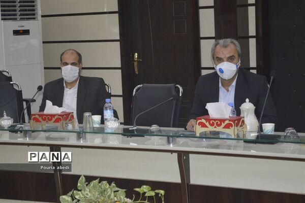 گردهمایی مدیران و روسای آموزش و پرورش استان بوشهر به صورت ویدئو کنفرانس