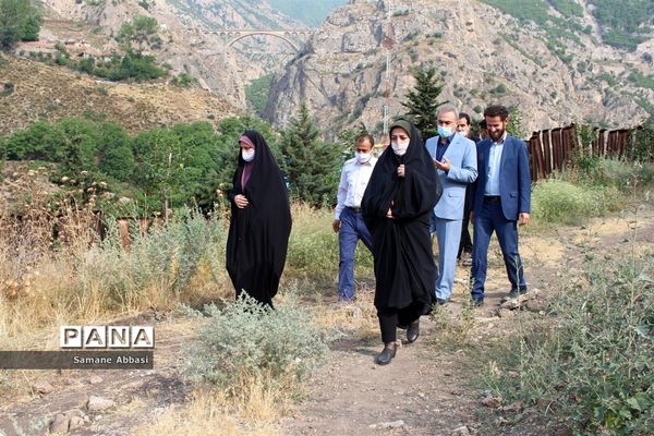 بازدید مدیرکل آموزش و پرورش مازندران از پروژه مجتمع گردشگری دانش‌آموزی ورسک