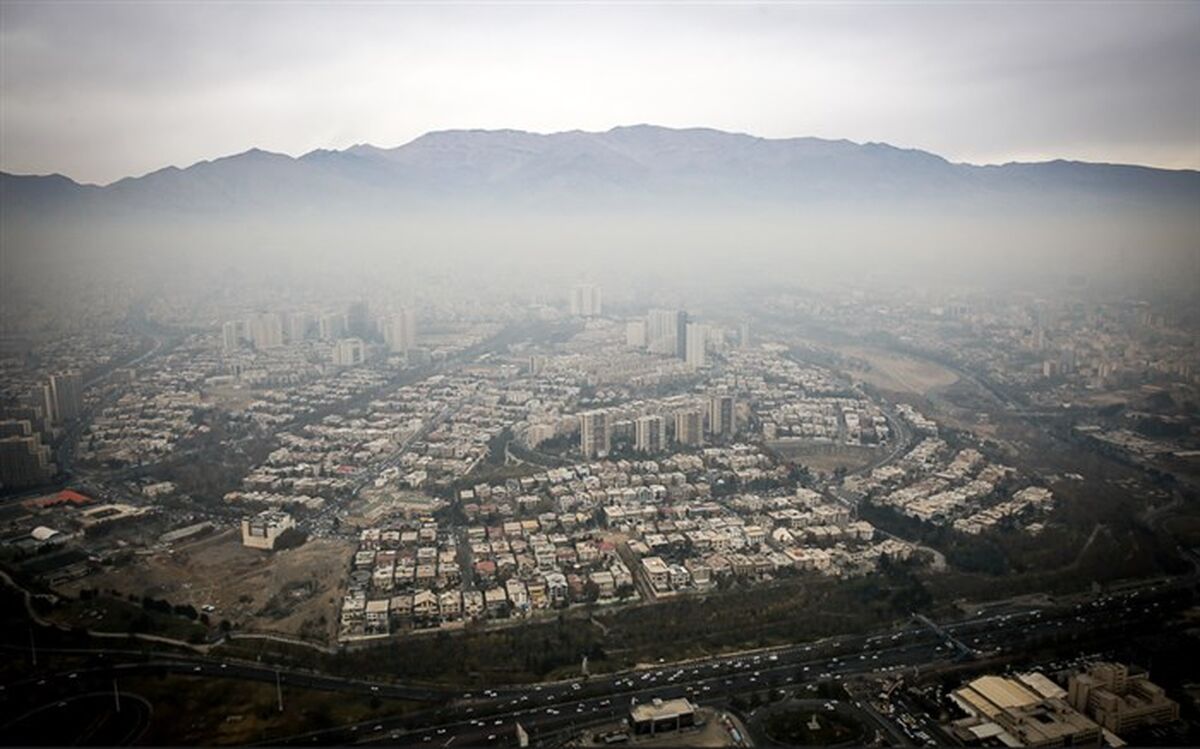 هوای تهران در مرز آلودگی قرار دارد