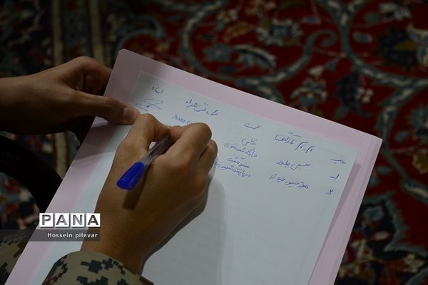 جلسه تعامل با کلانتری ۱۲  میدان امام در مسجد امام حسین( ع)