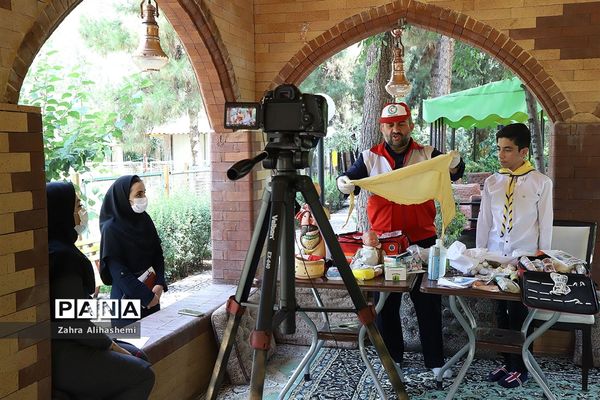تولید محتوای سازمان دانش آموزی شهر تهران در منطقه 14