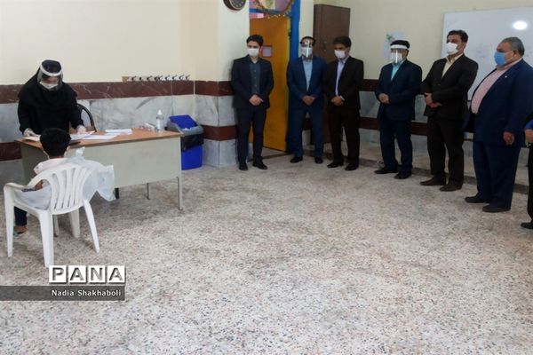 افتتاح پایگاه سنجش سلامت جسمانی و آمادگی تحصیلی نو آموزان بدو ورود به دبستان و پیش دبستان شهرستان بوشهر