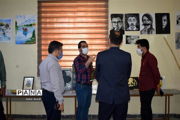 بازدید از نمایشگاه هنر های تجسمی
