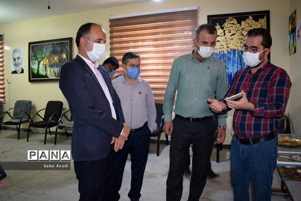 بازدید از نمایشگاه هنر های تجسمی