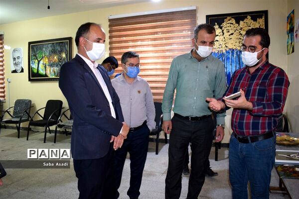 بازدید از نمایشگاه هنر های تجسمی