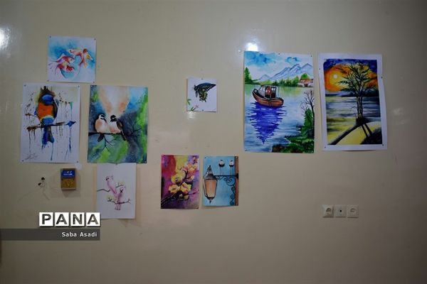 بازدید از نمایشگاه هنر های تجسمی