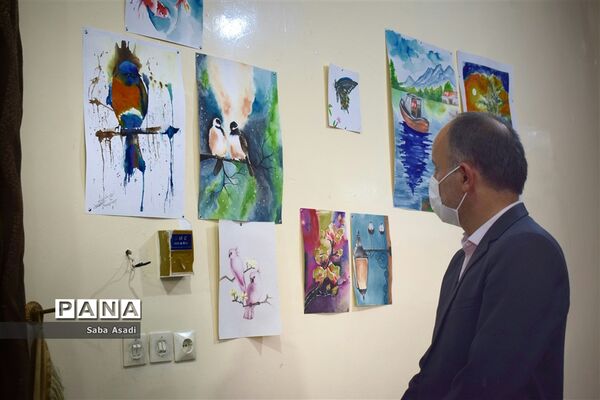 بازدید از نمایشگاه هنر های تجسمی