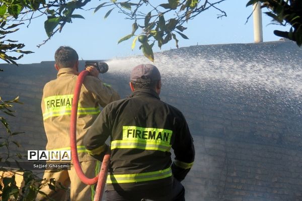 آتش سوزی ۴ خانه در شهرستان بندرگز