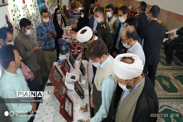 افتتاح کارگاه خیاطی معدن قلعه‌زری به همت ناحیه مقاومت بسیج شهرستان خوسف