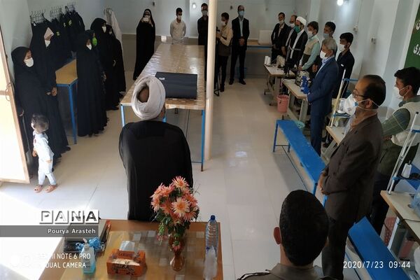 افتتاح کارگاه خیاطی معدن قلعه‌زری به همت ناحیه مقاومت بسیج شهرستان خوسف