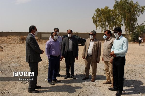 بازدید از سه پروژه درحال احداث آموزش و پرورش منطقه شبانکاره