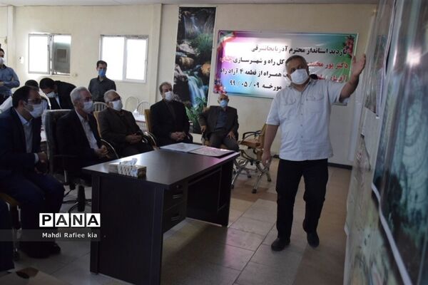 بازدید استاندار آذربایجان شرقى و مدیرکل راه و شهرسازى از قطعه ٤ آزاد راه تبریز _ ارومیه