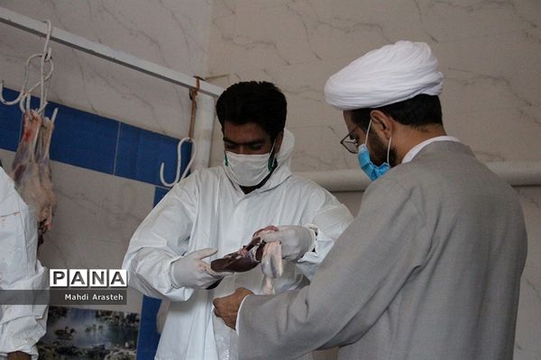 دیدارمسئولان از قربانگاه های شهرستان خوسف در عید قربان