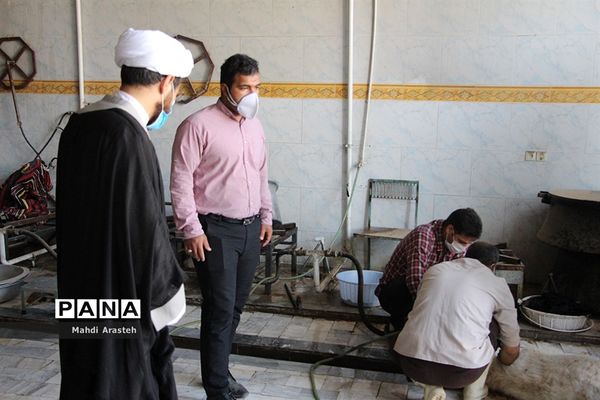 دیدارمسئولان از قربانگاه های شهرستان خوسف در عید قربان