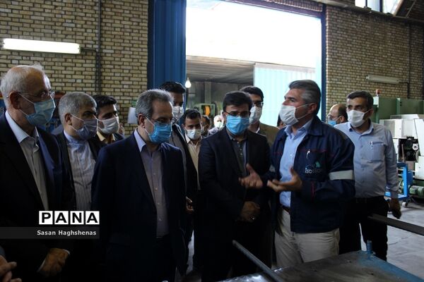 بازدیداستاندار تهران و نمایندگان مجلس شورای اسلامی از مراکز تولیدی و شهرک های  صنعتی اسلامشهر