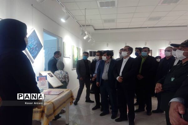 مراسم افتتاح نمایشگاه لبخند رنگ ها