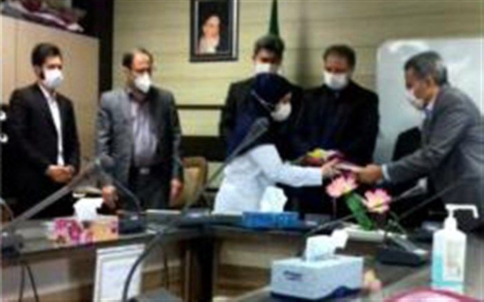 تجلیل از زوج های جوان پرستار بخش کرونای بیمارستان اهر