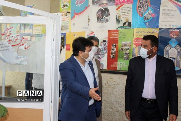 بازدید معاون پرورشی استان بوشهر از سازمان دانش آموزی  و خبرگزاری پانا  استان