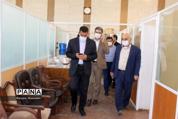 بازدید معاون پرورشی استان بوشهر از سازمان دانش آموزی  و خبرگزاری پانا  استان