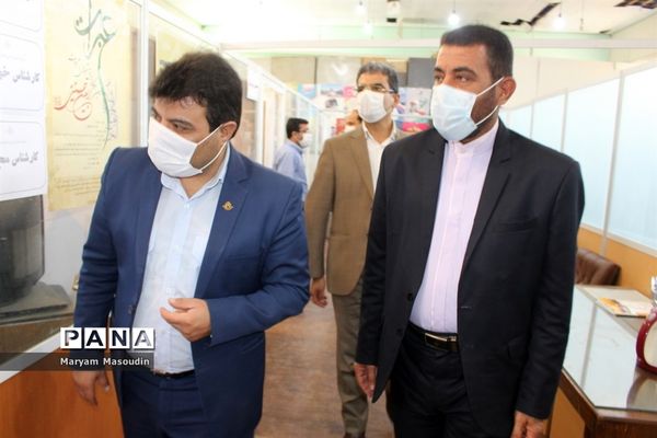 بازدید معاون پرورشی استان بوشهر از سازمان دانش آموزی  و خبرگزاری پانا  استان
