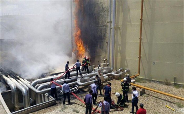 خسارت ۳۰ میلیونی آتش به نیروگاه سمنان