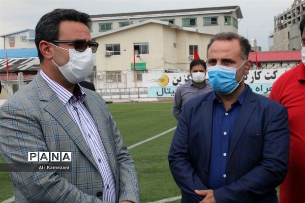 بازدید مدیرکل ورزش و جوانان مازندران از ورزشگاه شهید وطنی قائم‌شهر