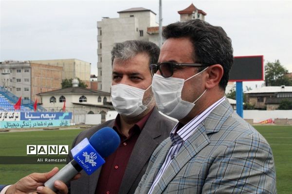 بازدید مدیرکل ورزش و جوانان مازندران از ورزشگاه شهید وطنی قائم‌شهر