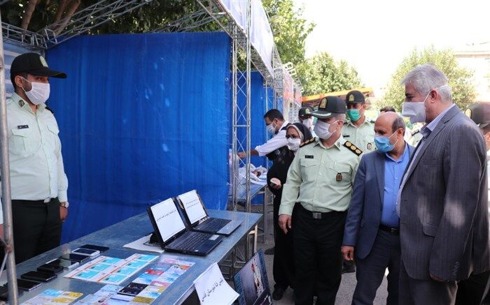 بازدید معاونت سیاسی امنیتی و اجتماعی فرمانداری قدس به همراه اعضای شورای تامین شهرستان از نمایشگاه طرح ذوالفقار