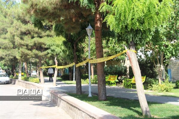 اعمال محدودیت در پارک‌های مشهد مقدس