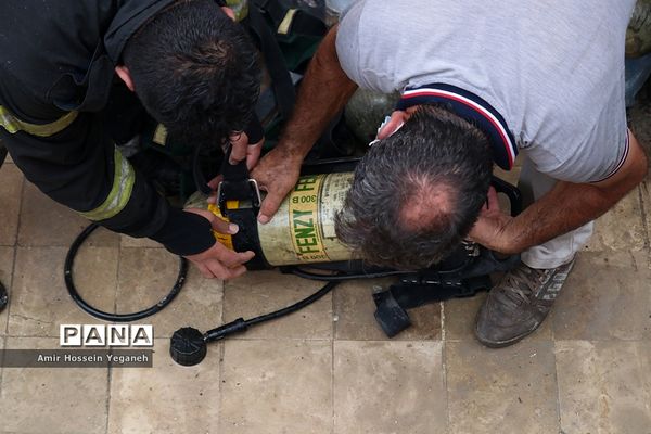 آتش سوزی بازار پردیس کیش