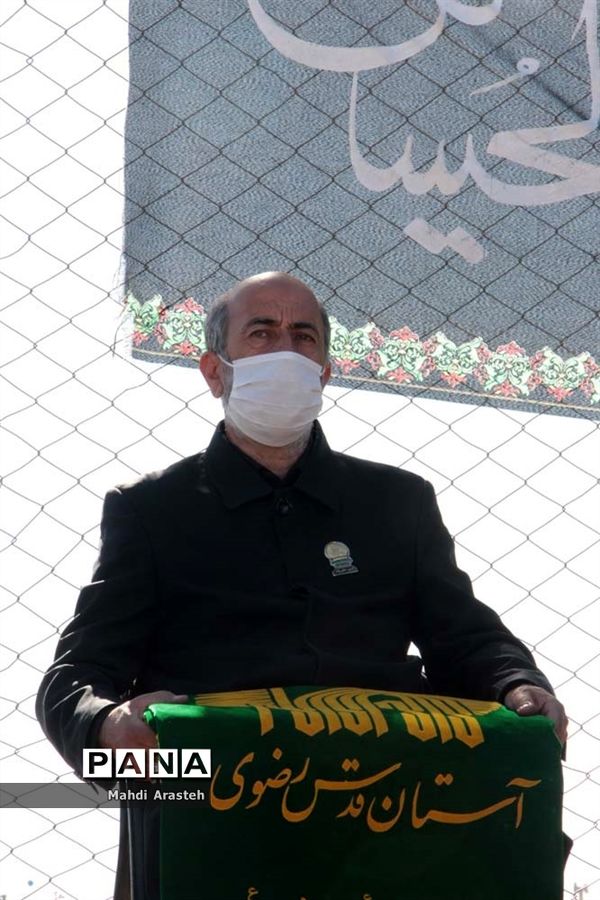 مراسم عزاداری شهادت امام هشتم  مسلمانان در محله جومیان استان خراسان جنوبی