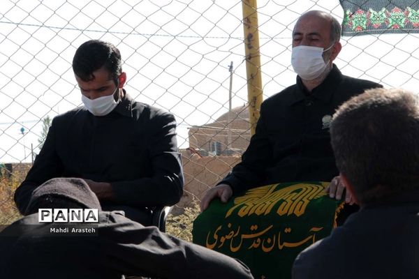 مراسم عزاداری شهادت امام هشتم  مسلمانان در محله جومیان استان خراسان جنوبی