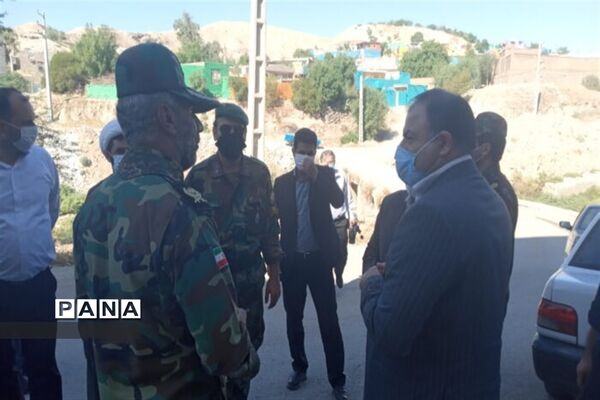 حضور هیات اعزامی وزارت دفاع در شهرستان مسجدسلیمان