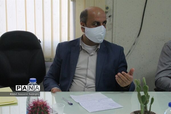 نشست هماهنگی اجرای طرح هیات اندیشه‌ورز نماز مدارس استان بوشهر