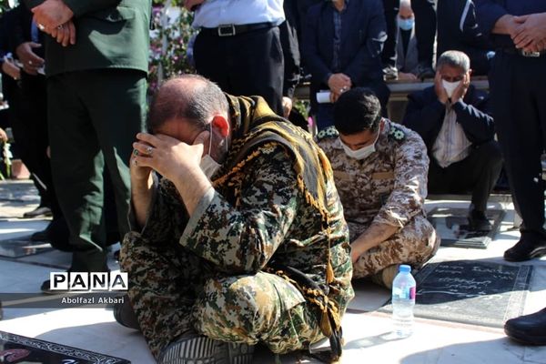 آیین تشییع شهید مدافع حرم محمود رادمهر در ساری