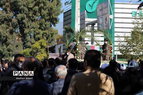 آیین تشییع شهید مدافع حرم محمود رادمهر در ساری