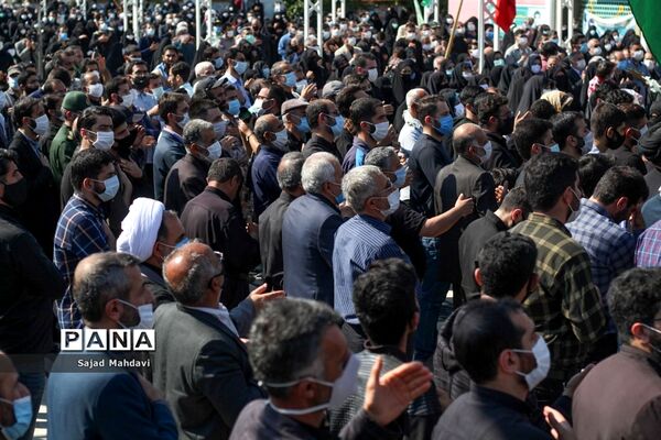 تشییع پیکر شهید رادمهر در ساری