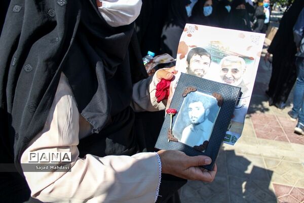 تشییع پیکر شهید رادمهر در ساری