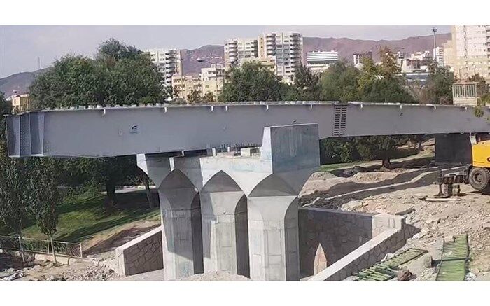 احداث عرشه میانی پل همسان در روزهای آتی