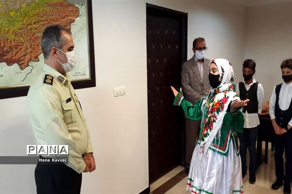 دیدار مدیر آموزش و پرورش میاندورود با فرمانده نیروی انتطامی شهرستان
