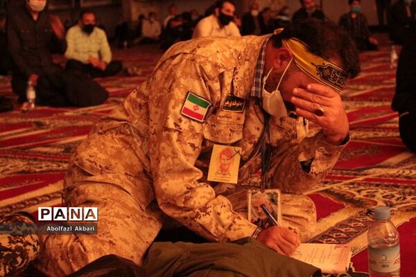 مراسم هفتمین روز تدفین شهید مدافع حرم محمود رادمهر